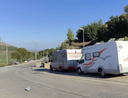 Área de autocaravanas de Alcaudete, Jaén