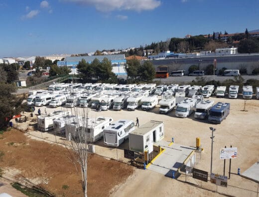 Área de autocaravanas en Ciudad de Ronda