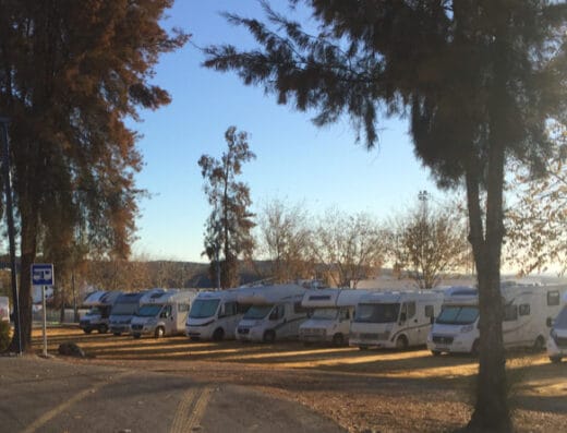 Área de autocaravanas de Baena, Córdoba