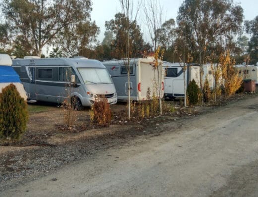 Área de autocaravanas de Berlanga, Badajoz