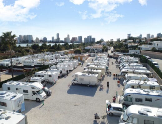 Área de autocaravanas en Calpe, Alicante – Paraíso Camper