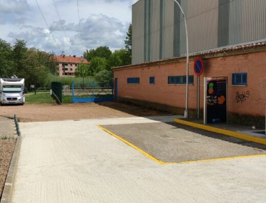 Área de autocaravanas de Carrión de los Condes, Palencia