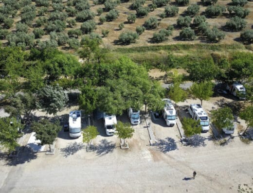 Área de autocaravanas de Doña Mencía, Córdoba