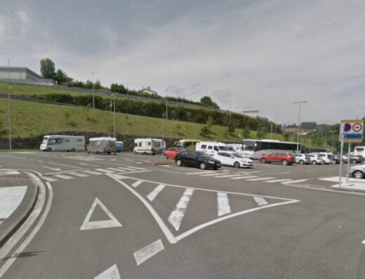 Parking de pernocta de autocaravanas en Donostia, Gipuzkoa
