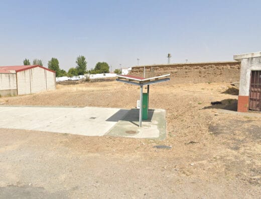 Área de autocaravanas en Fuente de Cantos, Badajoz