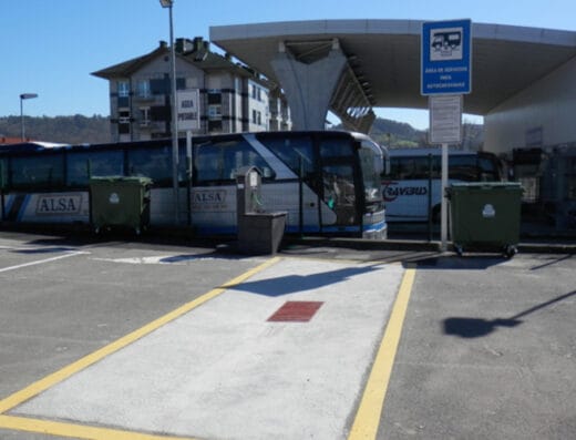 Área de autocaravanas de Grado, Asturias