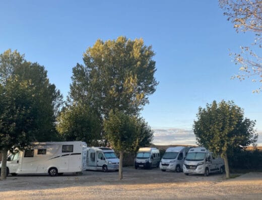 Área de autocaravanas de Herrera de Pisuerga, Palencia