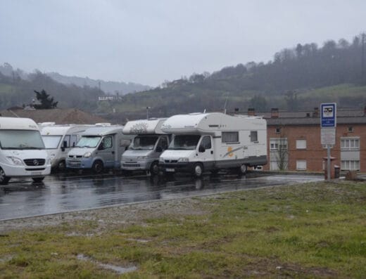 Área de autocaravanas de Infiesto, Asturias