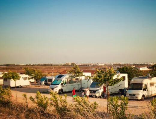 Área de autocaravanas en Isla Cristina, Camper Park Playas de Luz
