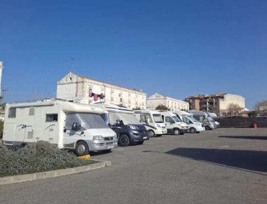 Área de autocaravanas de Mérida, Badajoz