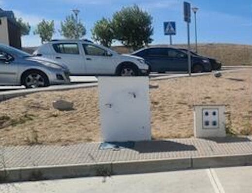 Área de autocaravanas en Muñogrande, Ávila