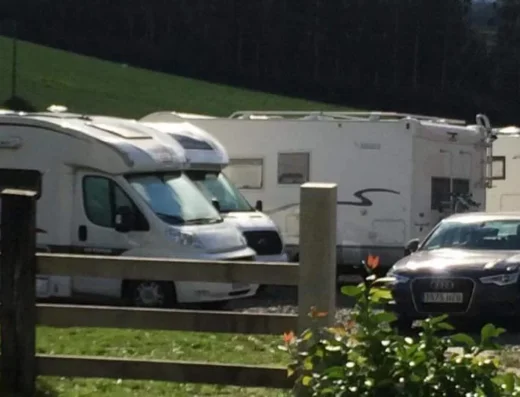 Área de autocaravanas en O Pino, A Coruña