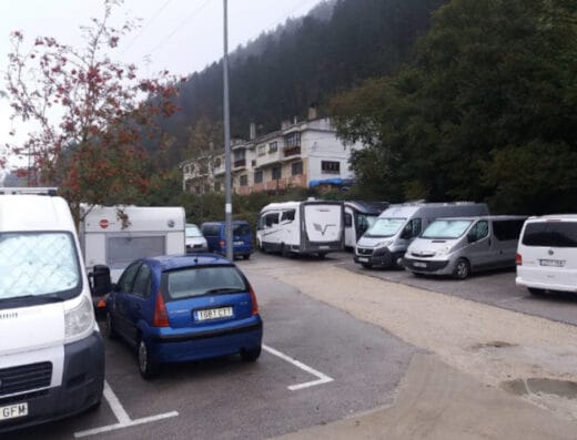 Parking de autocaravanas de Ochagavía, Navarra