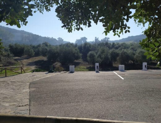 Área de autocaravanas de Olvera, Cádiz – Vía Verde