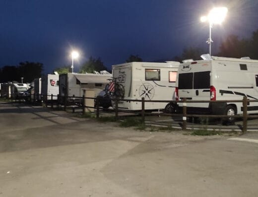 Área de autocaravanas en Ontaneda, Cantabria – Via Verde del Pas