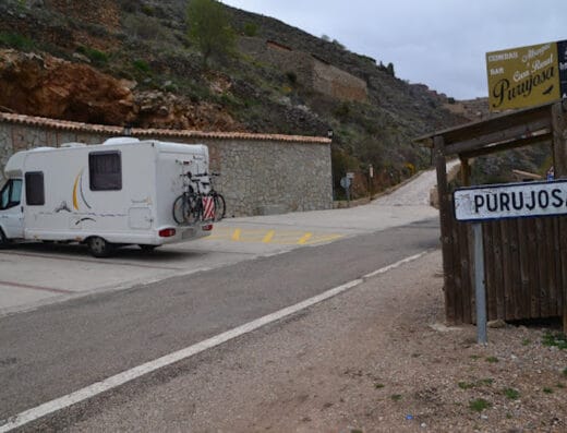 Área de autocaravanas de Purujosa, Zaragoza