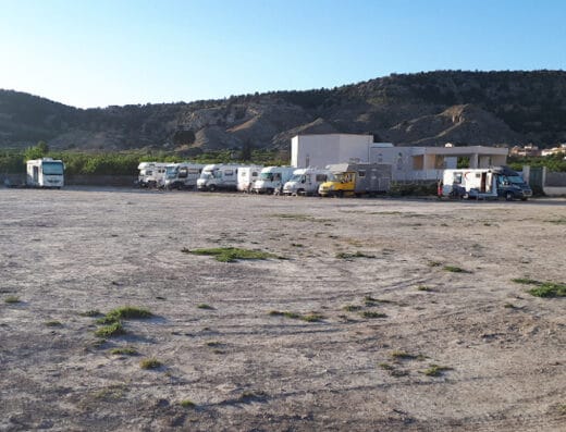 Área de autocaravanas de Ricote, Murcia