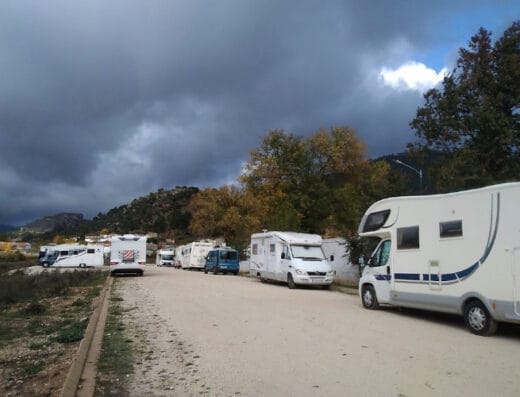 Área de autocaravanas en Riópar, Albacete – Chorros Río Mundo