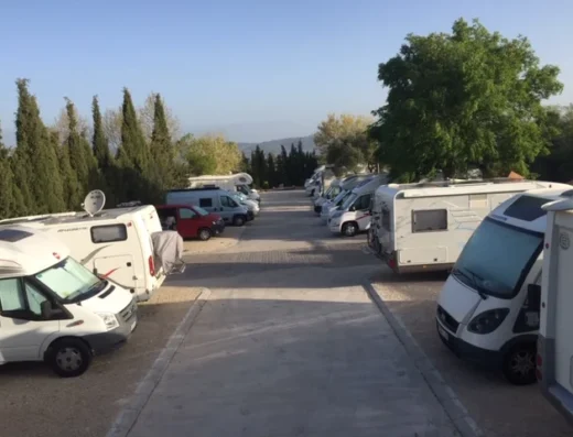 Área camper Camping El Sur en Ronda, Málaga