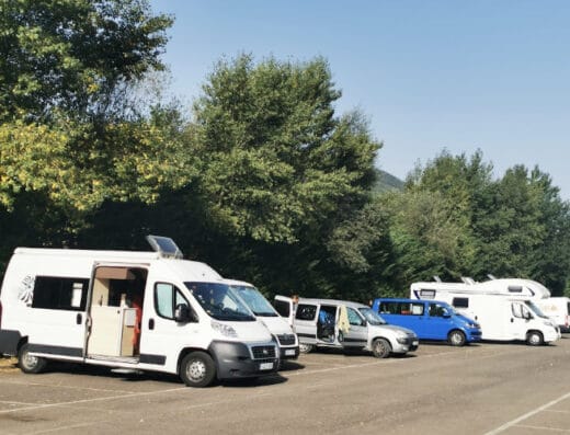 Área de autocaravanas en Sabiñánigo, Huesca – Pirenarium