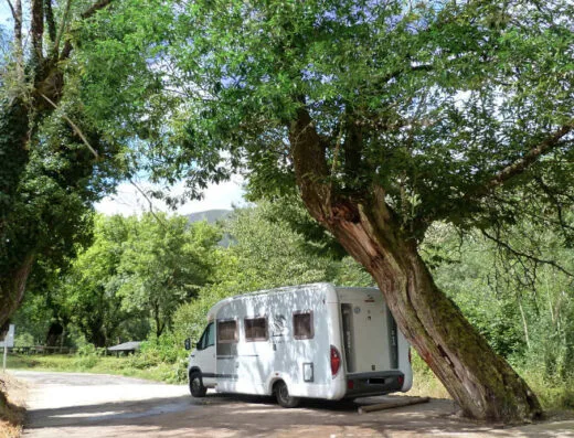 Área de autocaravanas San Antolín de Ibias, Asturias