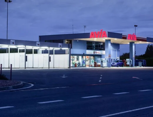 Área de autocaravanas en Tafalla, Navarra – Gasolinera Avia