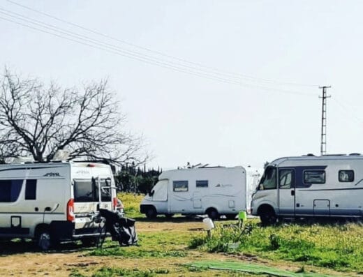 Área de autocaravanas en Utrera, Sevilla – Finca Ángela