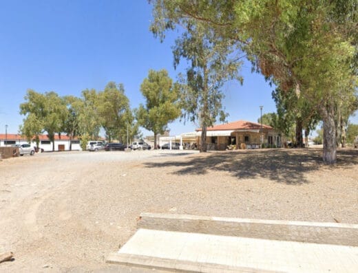 Área de autocaravanas en Villagarcía de la Torre, Badajoz