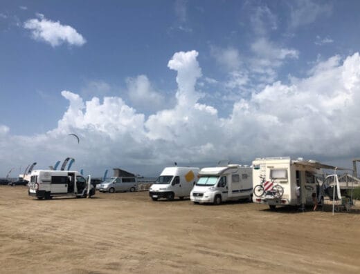 Área de autocaravanas Casa de Fusta en Amposta, Tarragona