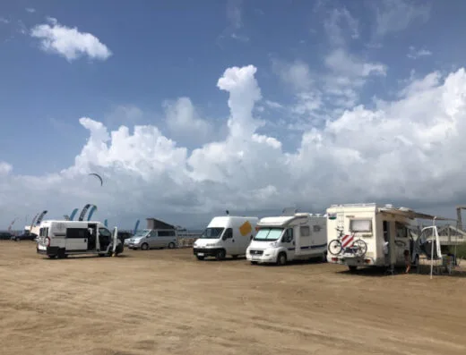 Área de autocaravanas Casa de Fusta en Amposta, Tarragona