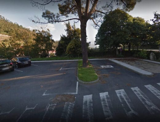 Área de autocaravanas en As Neves, Pontevedra