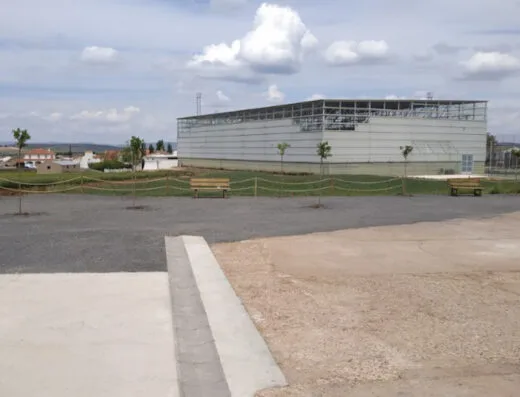 Área de autocaravanas en Corral de Calatrava, Ciudad Real