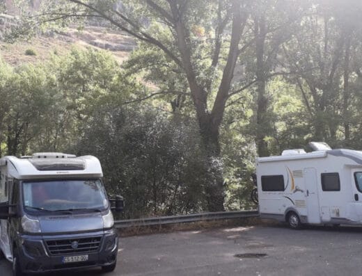 Área de autocaravanas en Cuenca