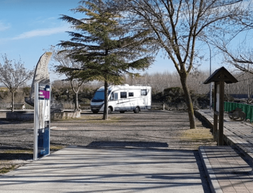 Área de autocaravanas de Dueñas, Palencia