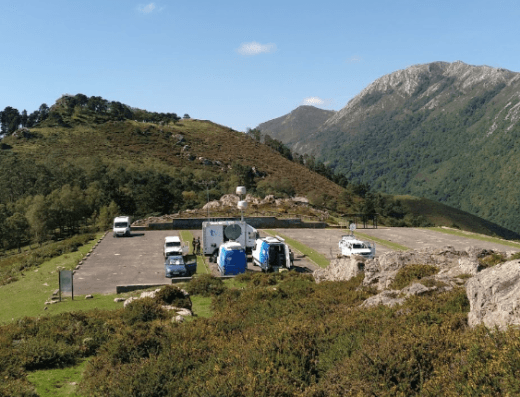 Parking en Caravia, Asturias – Mirador de Fitu