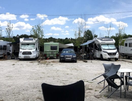 Área de autocaravanas en Gascones – Sierra de Madrid