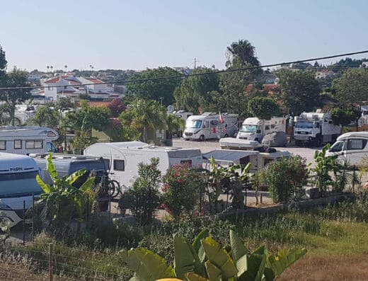 Área de autocaravanas  en Albufeira, Portugal – Parque da Galé