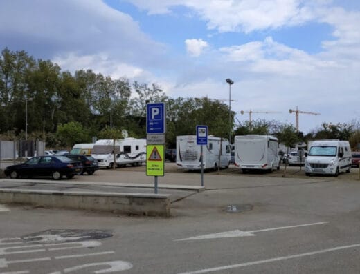 Área de autocaravanas de Peralada, Girona