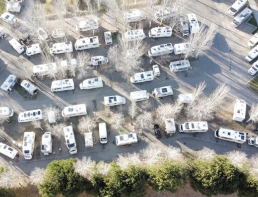 Área de autocaravanas de Platja d’Aro, Girona