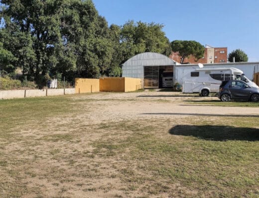 Área de autocaravanas en Roca del Vallès, Barcelona – Área de L`Alba
