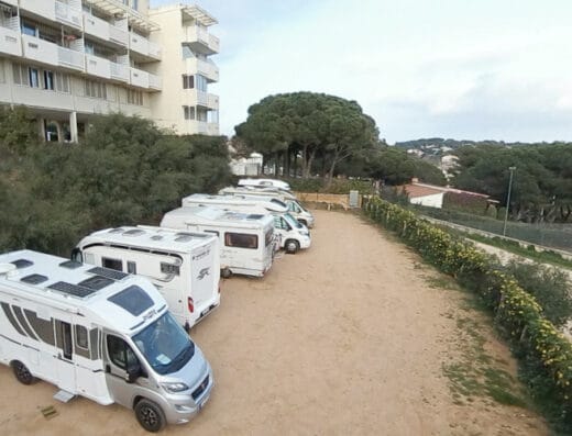 Área de autocaravanas en Sant Feliú de Guíxols, Girona – Sagaroarea