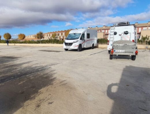 Área de autocaravanas en Torralba de Calatrava, Ciudad Real