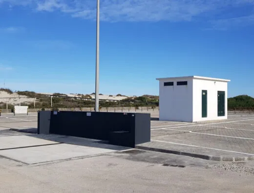 Área de autocaravanas de Praia da Vagueira, Vagos, Portugal