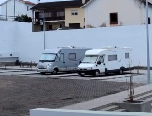 Área de autocaravanas en Vila Nova de Poiares, Coímbra