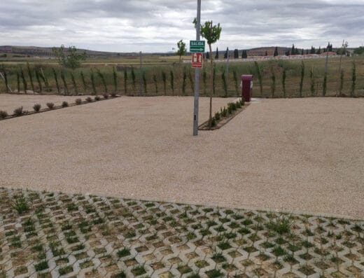 Área de autocaravanas en Viso del Marqués, Ciudad Real