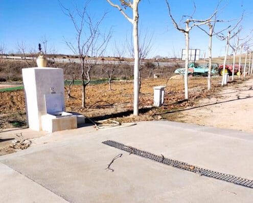 Área de autocaravanas en Zafra de Záncara, Cuenca – Era 124