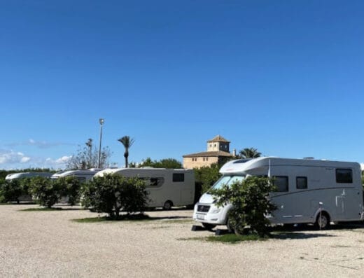 Área de autocaravanas en Alquerías, Murcia –