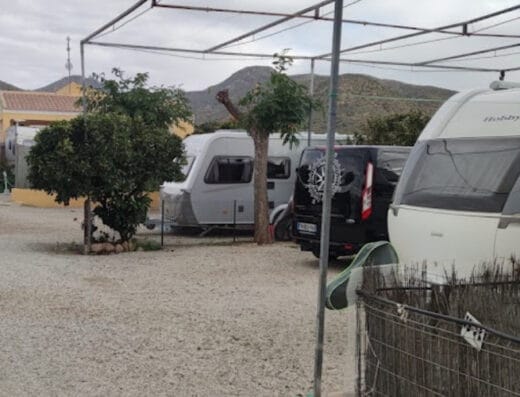 Área camper Camping en Mazarron