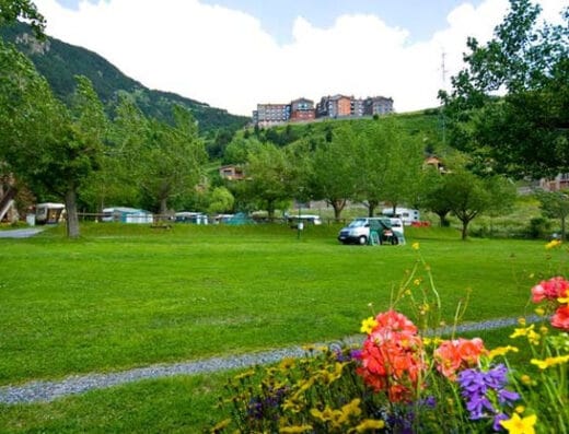 Área camper camping de autocaravanas en Canillo, Andorra