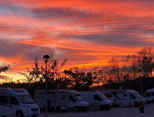 Área de autocaravanas en Calpe, Alicante –